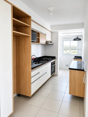 Apartamento para alugar em Jundiaí, Recanto Quarto Centenário, com 1 suíte, com 58 m²
