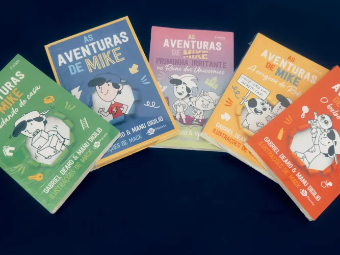 Coleção Livros Aventuras de Mike - Gabriel Dearo e Manu Digilio