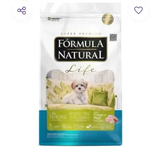 Fórmula natural life filhote mini pequeno 2,5 kg