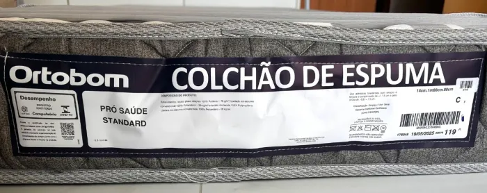 Colchão de espuma - solteiro (Ortobom) 
