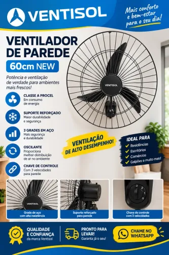 Ventilador de Parede 