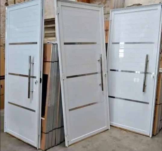 PORTA DE ALUMÍNIO BRANCO 60CM 70CM 80CM - PREÇO DE FÁBRICA