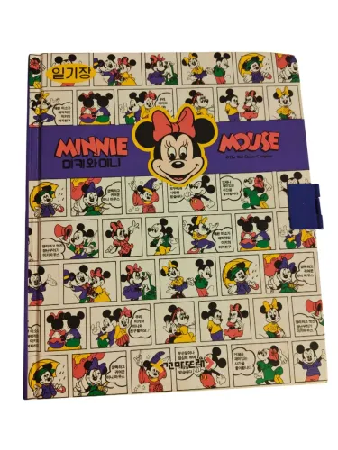 Diário Minnie Mouse antigo importado