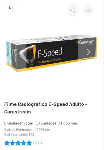 Filme Radiográfico Adulto | E-Speed