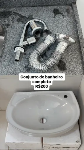 Conjunto para Banheiro Completo - R$ 200