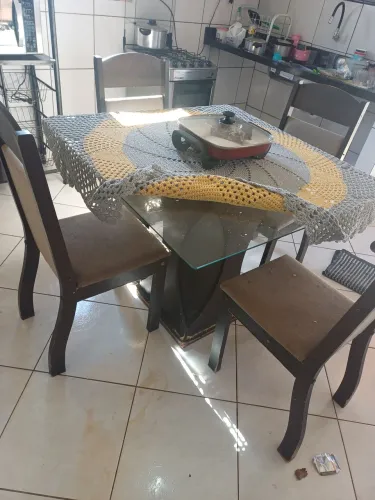mesa de vidro