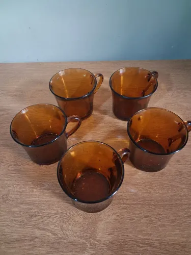 5 canecas duralex