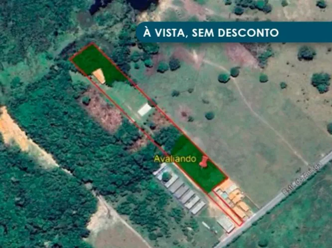 Área com 12.030 m² com Construção de 215 m² - Comunidade do Aninga - Parintins - AM