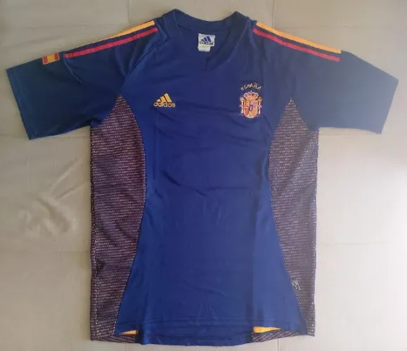 Camisa Oficial Espanha Adidas 2002