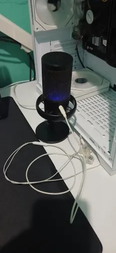 Microfone + fone qkz