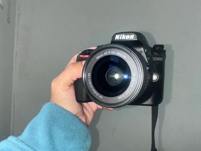 Câmera Nikon - D3400 - 2 Lentes + Acessórios