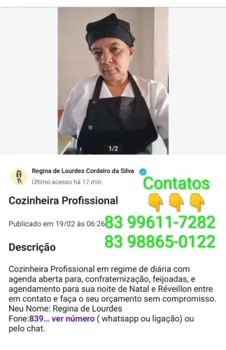 COZINHEIRA PROFISSIONAL