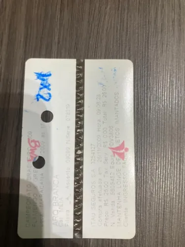 Relíquia Flamengo - Ingresso Original Hexa 2009 (Fla x Grêmio)