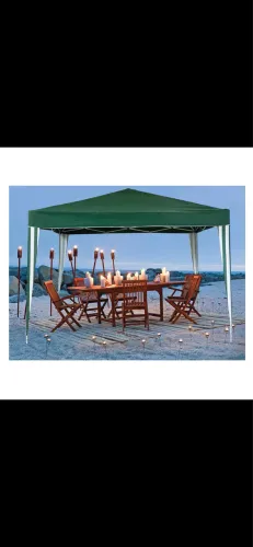 Tenda Gazebo Outzen Terraza 3x3m Verde