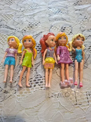 Bonecas polly ( 5 bonecas)