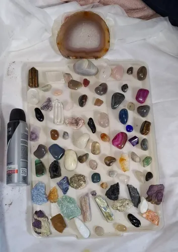 Coleção de Minerais e Pedras Naturais para Coleção