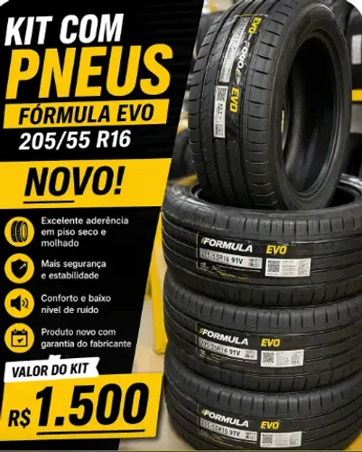 KIT COM 3 PNEUS