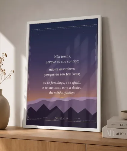 Quadro Isaías 41:10