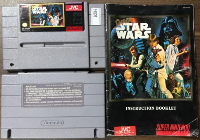 Super Star Wars Original com Manual Original SNES Super Nintendo Ref.284