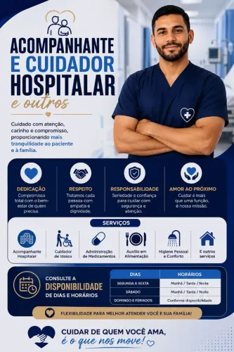 Acompanhante e Cuidador Hospital e outros