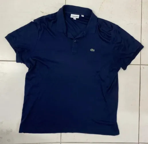 Polo Lacoste Azul Marinho TAM XXl