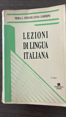 Livro ?Lezioni di Lingua Italiana?, de Piera G. Stefani e Livia Camerini.