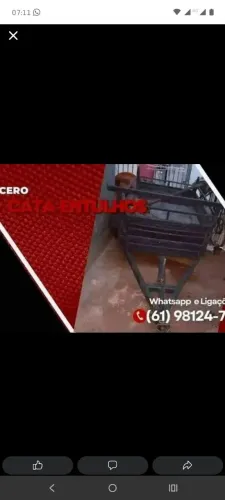 Retiro entulhos e móveis em geral