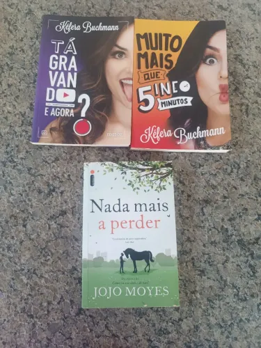 Dois livros da Kefera e um Nada mais a perder da Jojo