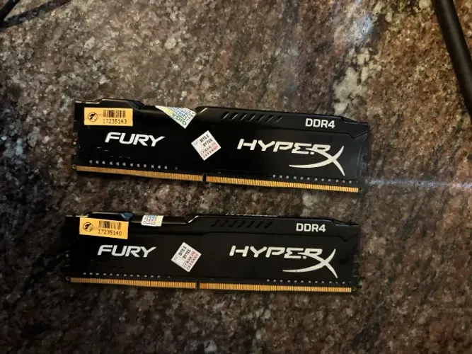 Kit Memória RAM HyperX Fury 16GB (2x8GB) DDR4 2666MHz CL16