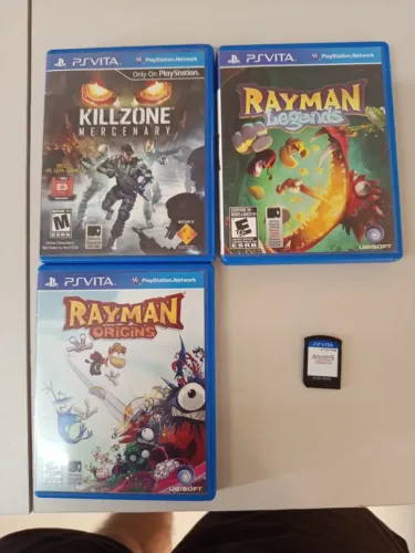 jogos ps vita killzone rayman assassin's creed