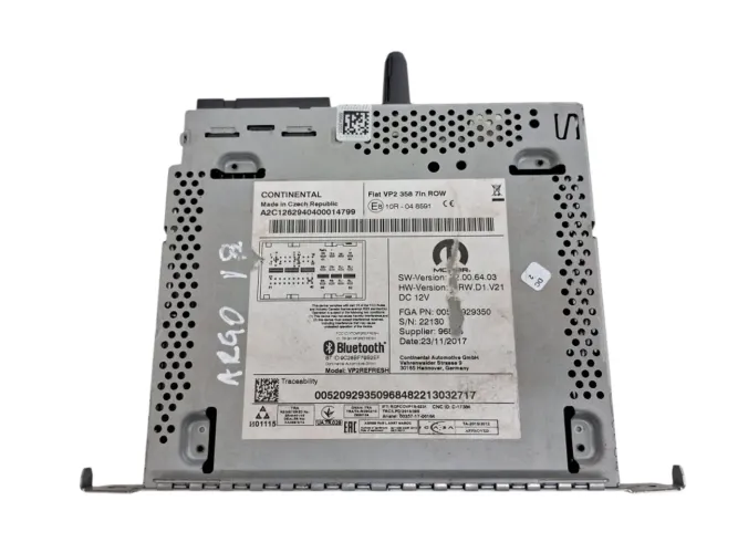 Radio Som Central Multimidia Fiat Argo Drive 2018