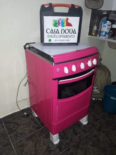 adesivo vinil envelopamento para fogâo