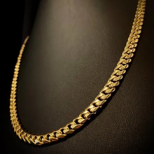 Cuban Link Miami em Ouro 18k 750