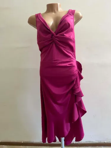 Vestido de festa pink escuro - M- NOVO