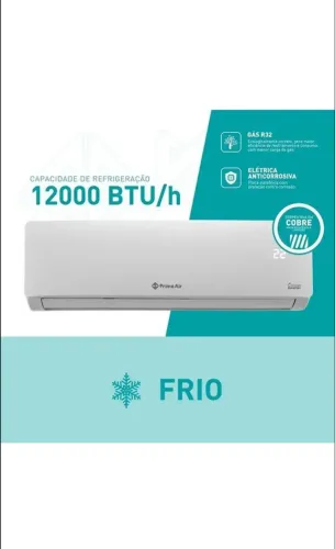 (Novo/Lacrado) Ar-condicionado Britânia Split Inverter 12.000 BTU frio com NF e Garantia