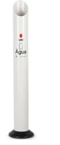 COLETOR PVC LIXEIRA PARA COPOS DESCARTAVEIS 180ml