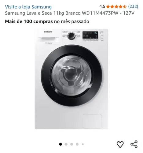 Maquina lavar e secar nova ainda na caixa