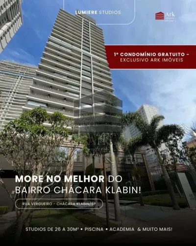 Studio Locação, com varanda - pronto para morar - Chácara Klabin, SAO PAULO