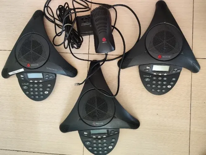 polycom soundstation2 - kit com 3 e 1 fonte