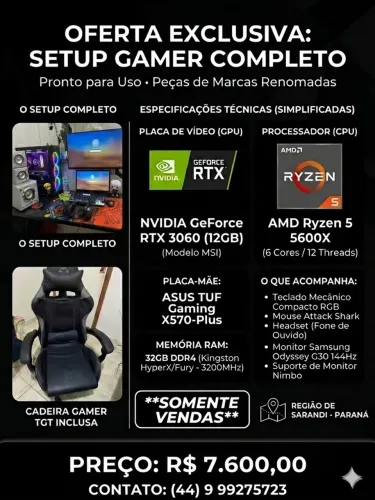 Vendo PC gamer