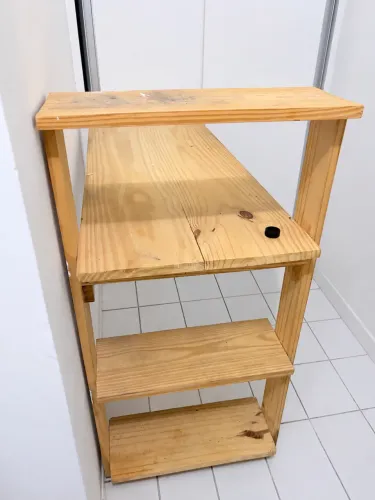 Escrivaninha/Mesa Home Office Dupallets em madeira maciça 
