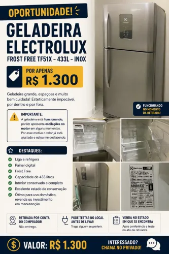 GELADEIRA ELETROLUX