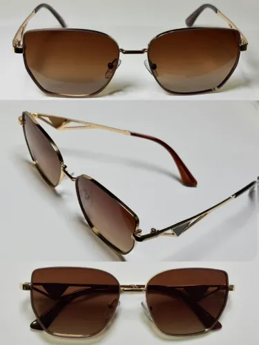 Óculos de Sol Feminino polarizado - Dourado | Elegante e Sofisticado