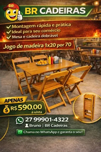 jogo retangular de madeira 1x20 por 70
