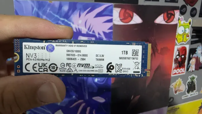 SSD Nv3 1TB Kingston - Nvme M.2 - R$ 799 PIX