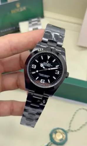 Rolex Explorer 40mm Automático + Caixa Rolex Completa