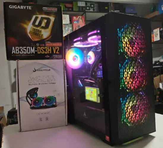 Pc gamer Ryzen 7 3700X, 16GB ram DDR4, RX 5700 8GB, tela monitoramento, parcelo no cartão