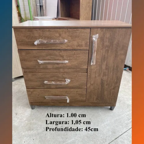 Comoda com 4 gavetas - entrego Curitiba e região