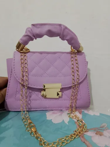 Bolsa tira colo Lilás