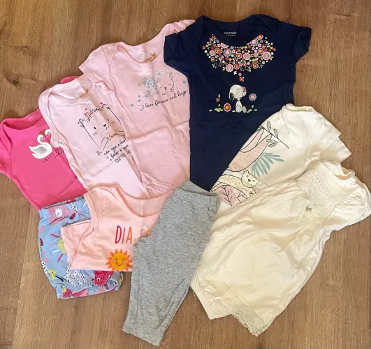 Lote infantil menina 3m